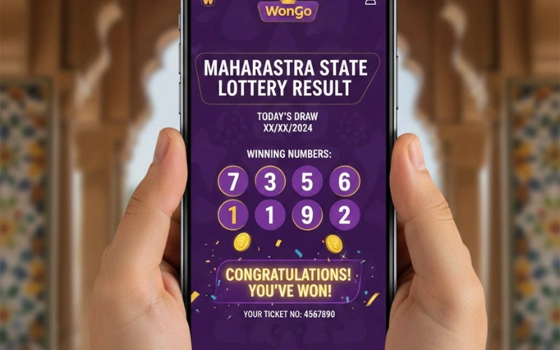 maharashtra state lottery result at WonGo App featured image